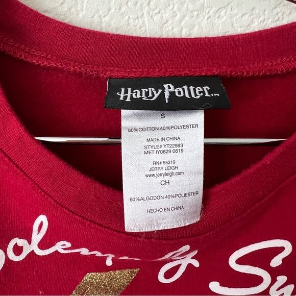 Harry Potter I Solemnly Swear That I Am Up To No Good sequin red sweatshirt - Picture 4 of 5
